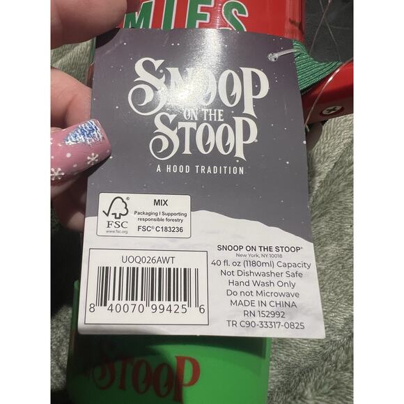 2025 Snoop On The Stoop Tumbler 40 oz Bundle Straw, Straw Topper & Zipper Pouch - Picture 6 of 9